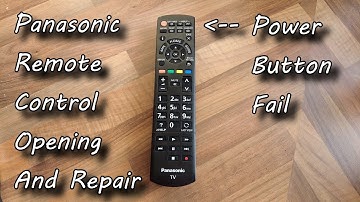 Panasonic TX-50AS520B Remote Control Opening And Repair