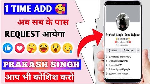 FB King 👑 Prakash Singh Ko Kaise Add Kare 2022 /How To Add Prakash Singh ( #sonurajput ) 2022