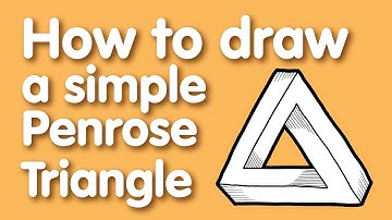 How to draw a Penrose Triangle - optical illusion