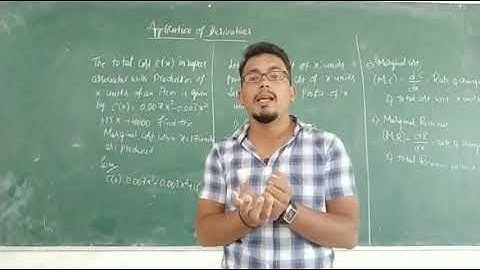 Application of derivatives part-4