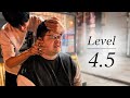 ASMR ギリLv5か!?ガチガチの肩こりと首の凝りが酷い男性にチェアマッサージ!
