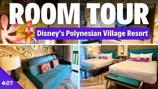 Check Out This Resort View Room at Disney's Polynesian Village Resort! Tour This Disney Resort Room!