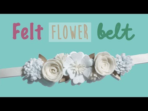 Video: How To Sew A Belt With A Flower