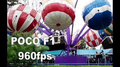 Xiaomi POCO F1 960 fps slowmotion test