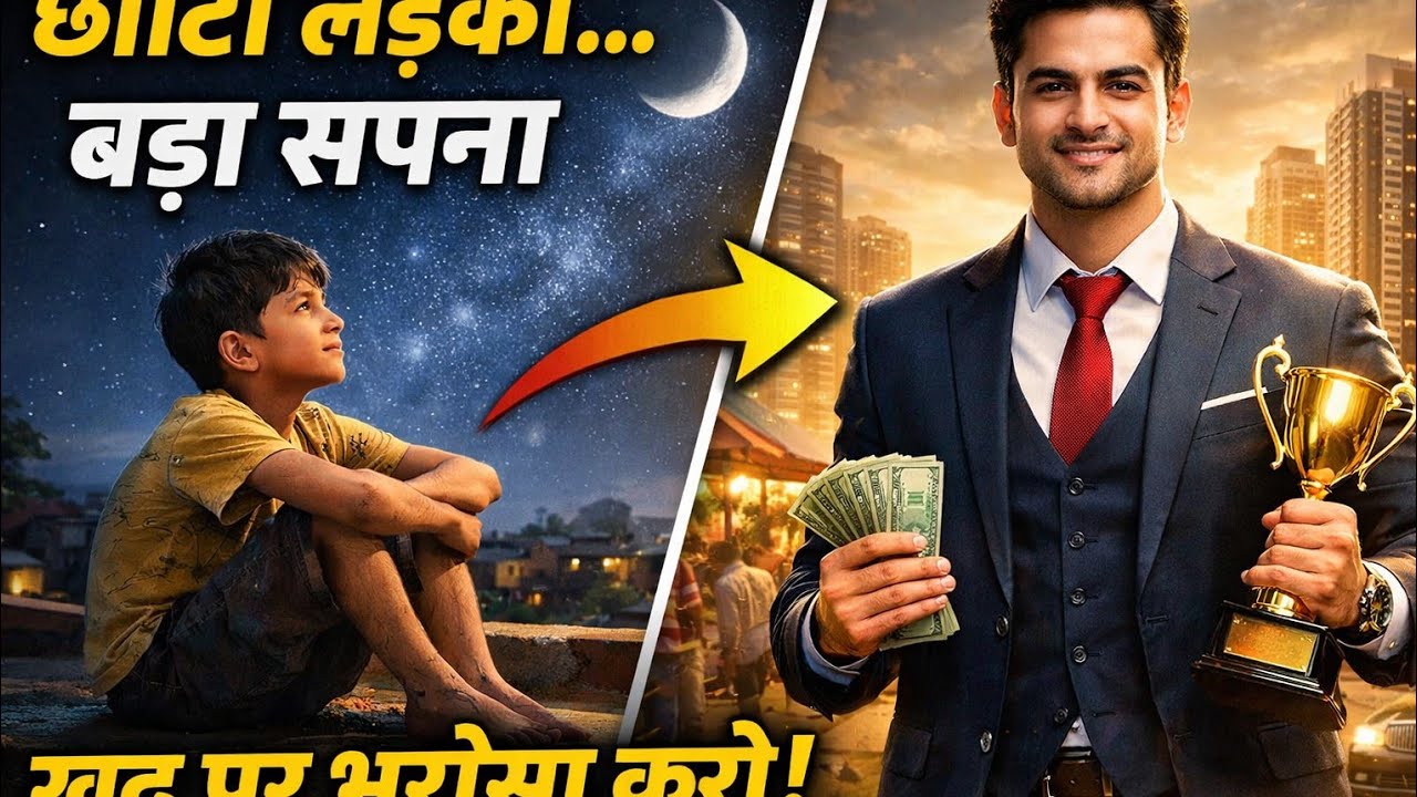 गरीब लड़के का बड़ा सपना | Aarav Motivational Story | Never Give Up ...