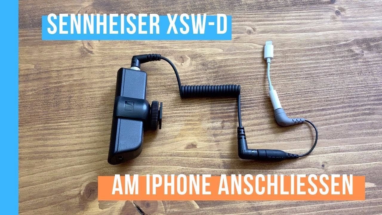 Sennheiser XSWD am iPhone Lightning anschließen YouTube