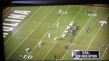 Run Pass Option - Spread Offense (RPO)