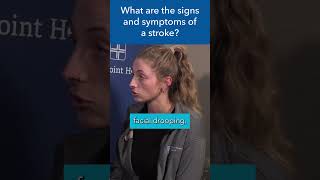 What are the signs of a stroke? #shorts