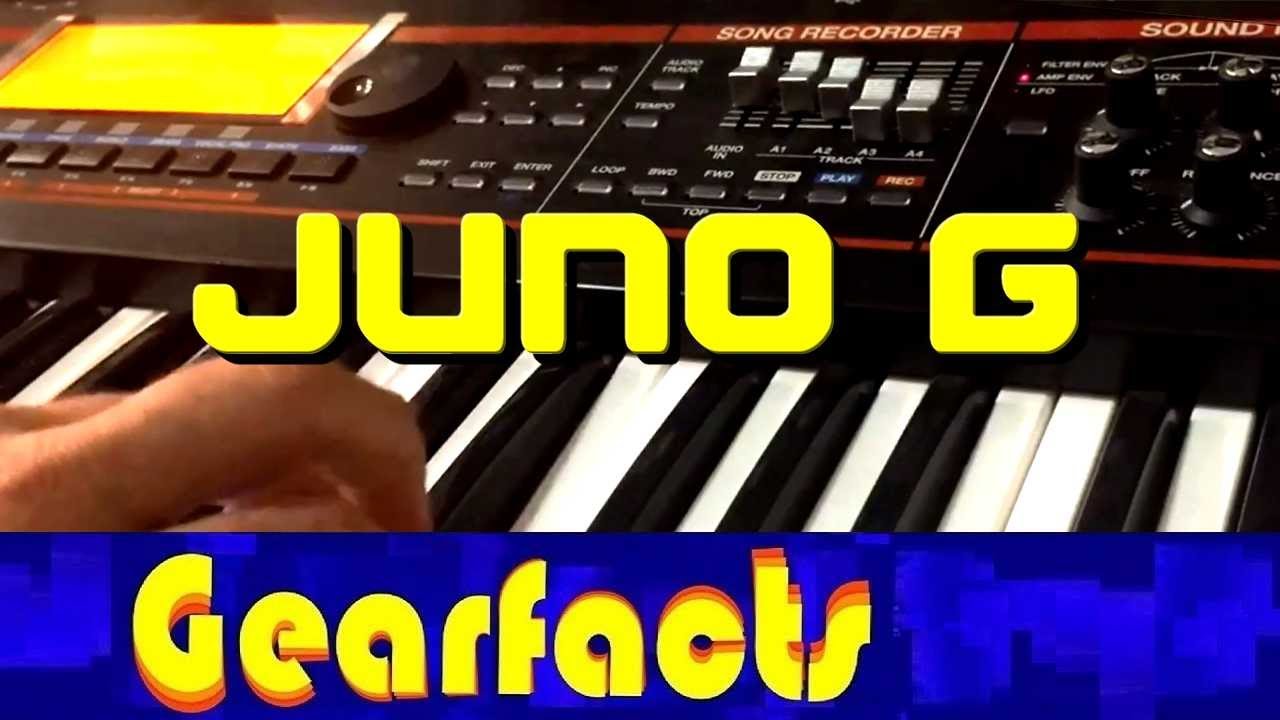 Roland JUNO G: A whole studio in ONE synth: All the tones, effects and  recording you need.