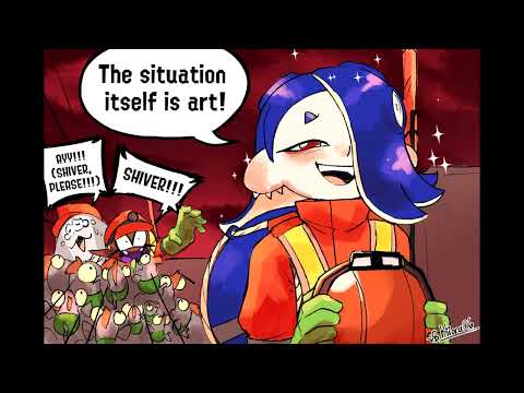 Splatoon 3 - Admiring the Salmonids