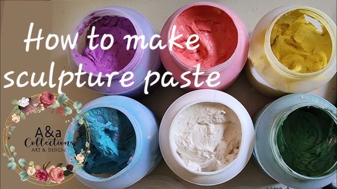 BEST Texture paste Recipe, How to make texture paste at home, Sculpture  Paste, Something Artist…