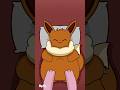Chubby Eevee gets a belly massage by Espeon ✨