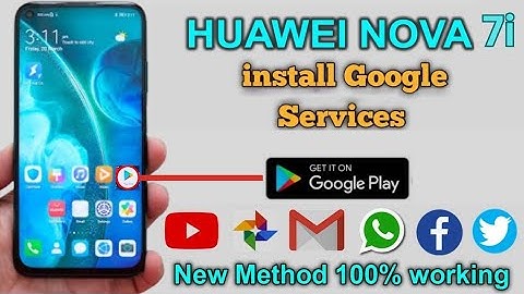 Huawei Nova 7i Google play store Emui 12