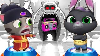 Talking Tom Gold Run Street Jam event Fortune Tom vs Becca Sparkles vs Roy Raccoon Gameplay