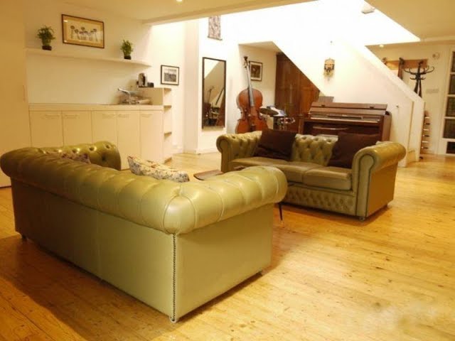 Video 1: downstairs living area (nb there's now a Steinway Grand Piano here!)