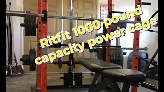 Ritfit 1000 lbs power cage Overview
