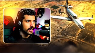 محاكي الطيران 🛩️ | قررت اكون كابتن الرحلة واسفر المتابعين 😂🔥