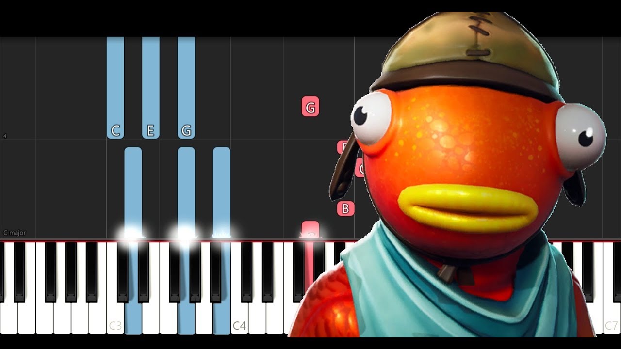 Fortnite Coral Chorus Theme (Piano Tutorial) YouTube