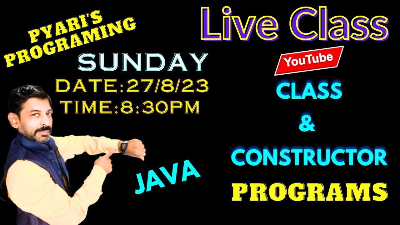 Class | Constructor Programs - YouTube