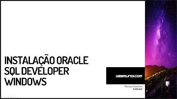 Como instalar o SQL Developer no Windows : Oracle Database