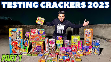 Testing Different Type of Diwali Crackers | Crackers Testing Gone Wrong | Part1 | Thakur Saurav Vlog