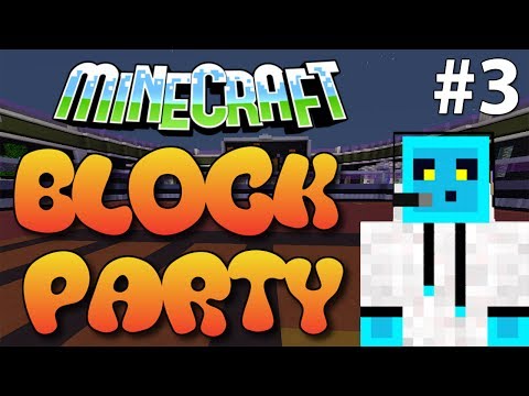 Minecraft Minigame Block Party Bölüm 3 - İki Kere Kazandım