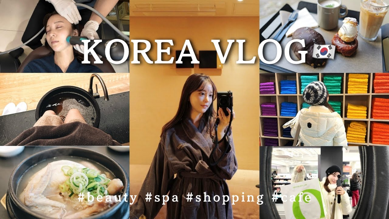 【韓国🇰🇷vlog】女子旅✈️美容💆‍♀️/絶対リピの初カムジャタン/お買い物🛍️