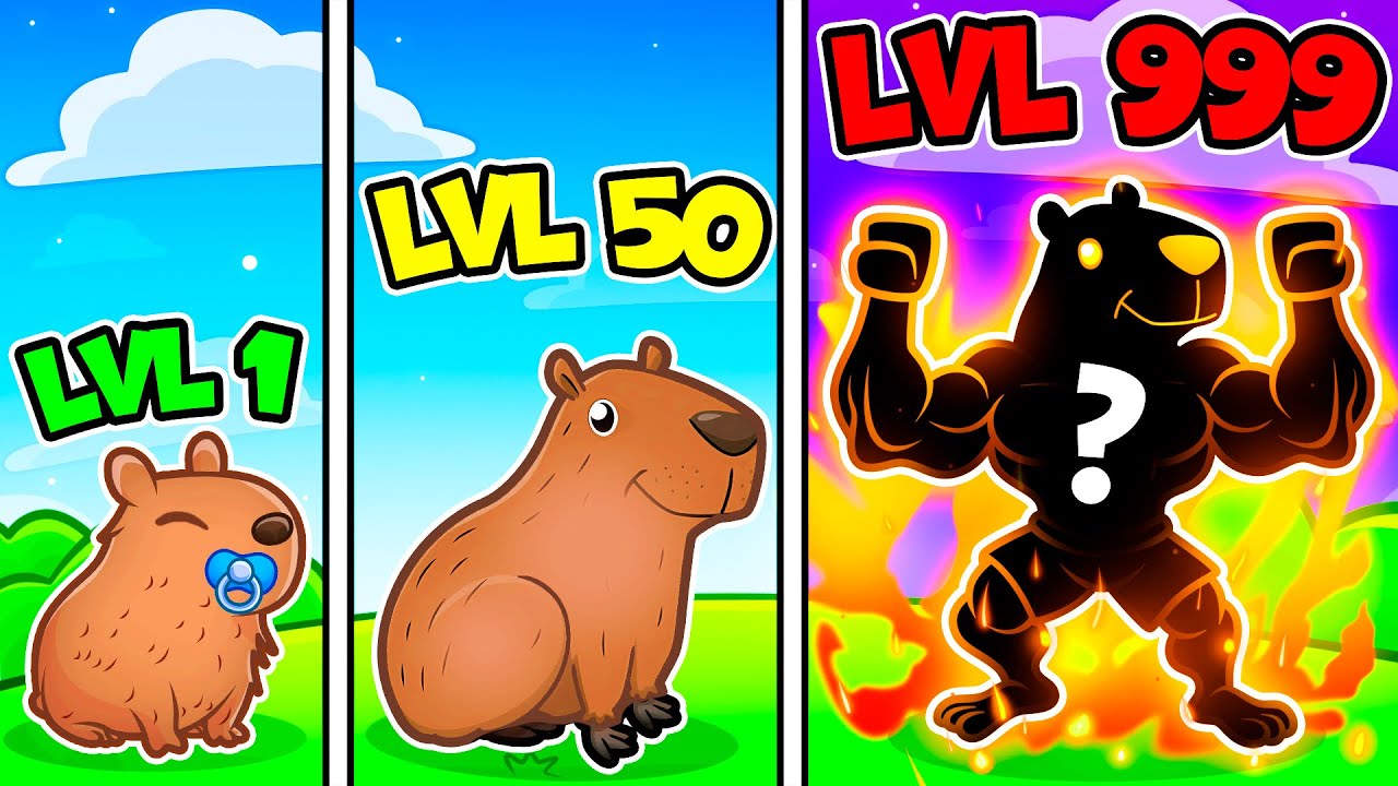 Capybara Arcobaleno 80kg Per Roblox | Gioco Coltiva Un Giardino | Oggetto Virtuale Veloce Ed Economico