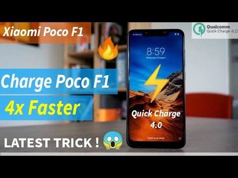 HOW TO FAST CHARGE POCO F1 | CHARGE IT 4x FASTER  😍 | TRICK !