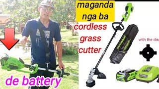 cordless grass cutter grass cutter na de battery