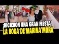 Marina mora se cas en sorprendente boda con show y danzas peruanas