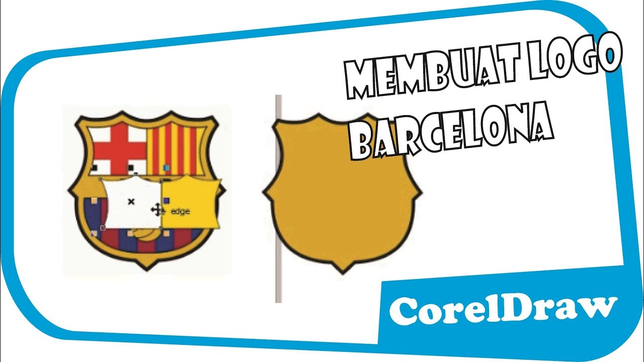 [design] cara membuat logo barcelona dengan coreldraw x7 ...