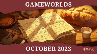 Travian: Legends - October 2023 Gameworlds