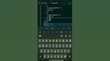 Making simple Table in html with android phone  #coding
