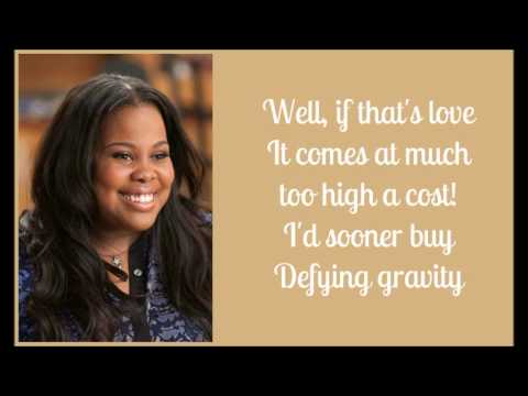 Glee Defying gravity season 5 lyrics