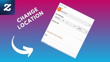 how to change location on zazzle