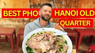 PHO  NOMENAL 60 Year Old Beef Brisket Pho + Michelin Bun Cha in Hanoi Old Quarter