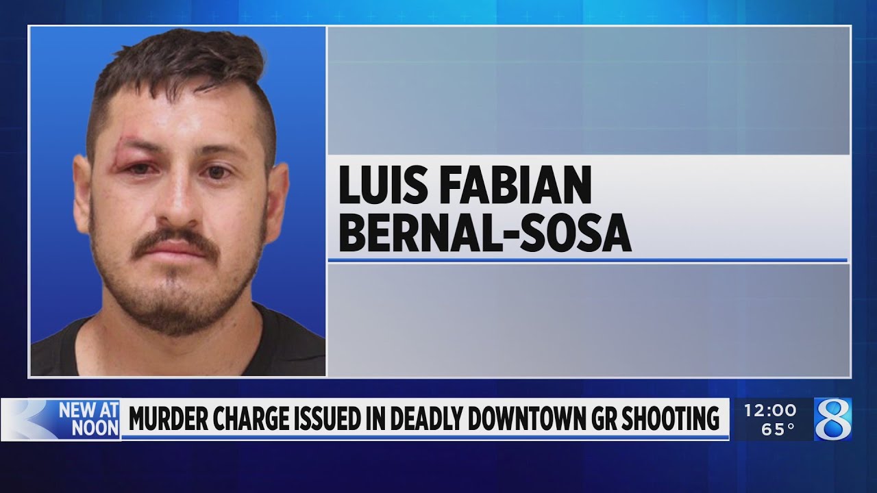 Murder charge issued in deadly downtown GR shooting - YouTube