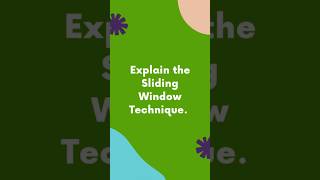 🔥 Master the Sliding Window Technique in Java! 🚀 |#shorts #JavaTips #CodingInterview #DSA