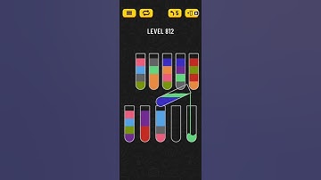 Water Sort Puzzle Level 812 Walkthrough Solution Android/iOS 💦