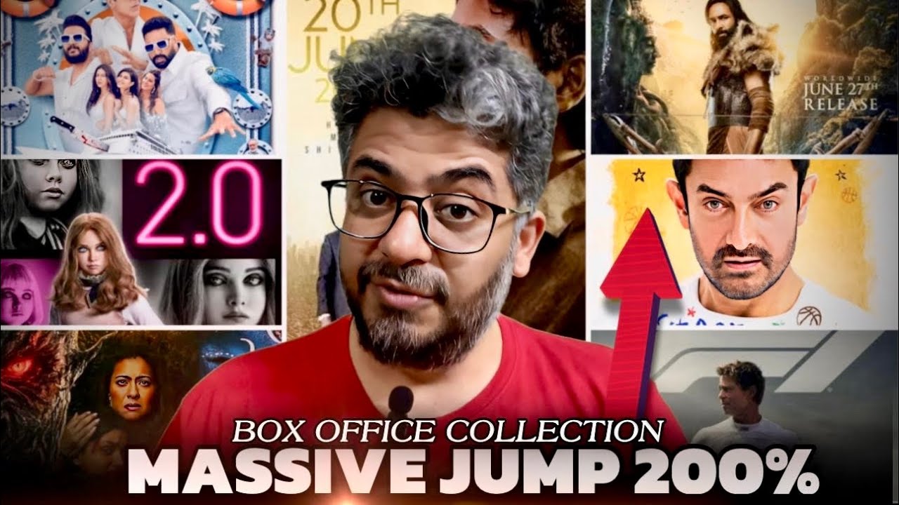 Sitaare Zameen Par Collection Day 8, Maa Collection Day 1,Housefull 5 Day 22,Kannappa Day 1,F1 Day 1