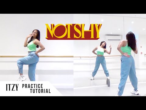 [PRACTICE] ITZY - 'Not Shy' - Dance Tutorial - SLOWED + MIRRORED