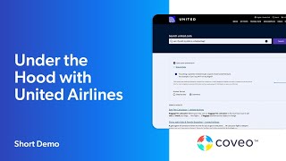Improving Search Functionality with Coveo at United Airlines