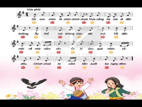 Video Âm nhạc lớp 2 - Ôn tập bài hát Con chim chích chòe;... - youtube