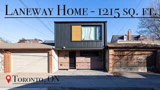 Laneway Home Tour | 1215 Sq Ft | 3Br & 2.5 Baths | Toronto