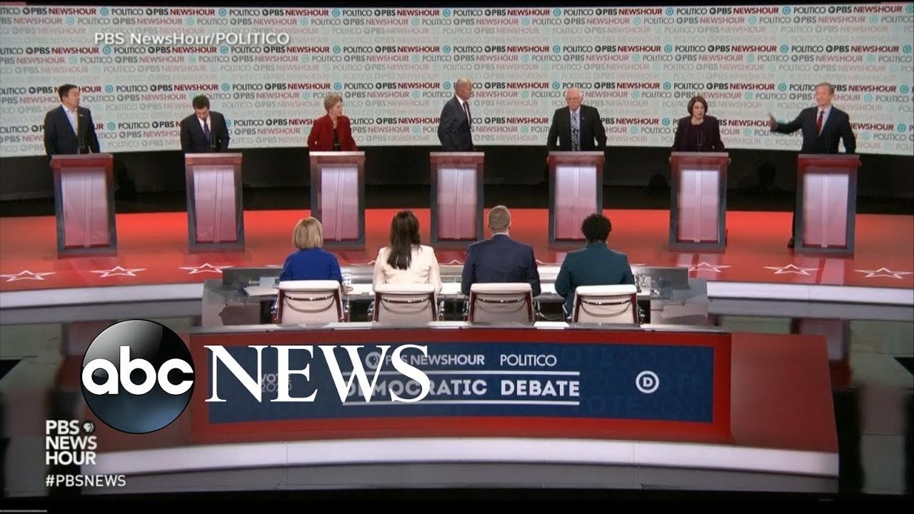 2020 Democratic candidates clash in final debate of the year l ABC News