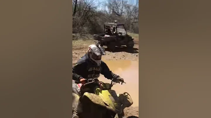 A little 4 wheeler action with Travis.