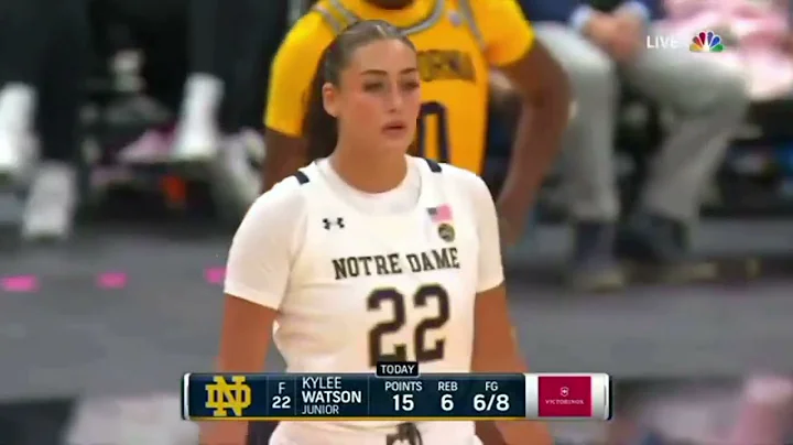 Player of the game Kylee Watson