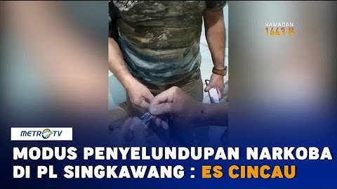Modus Penyelundupan Narkoba di PL Singkawang: Es Cincau