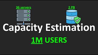 Capacity Planning and Estimation: How to design a service for 1 million users